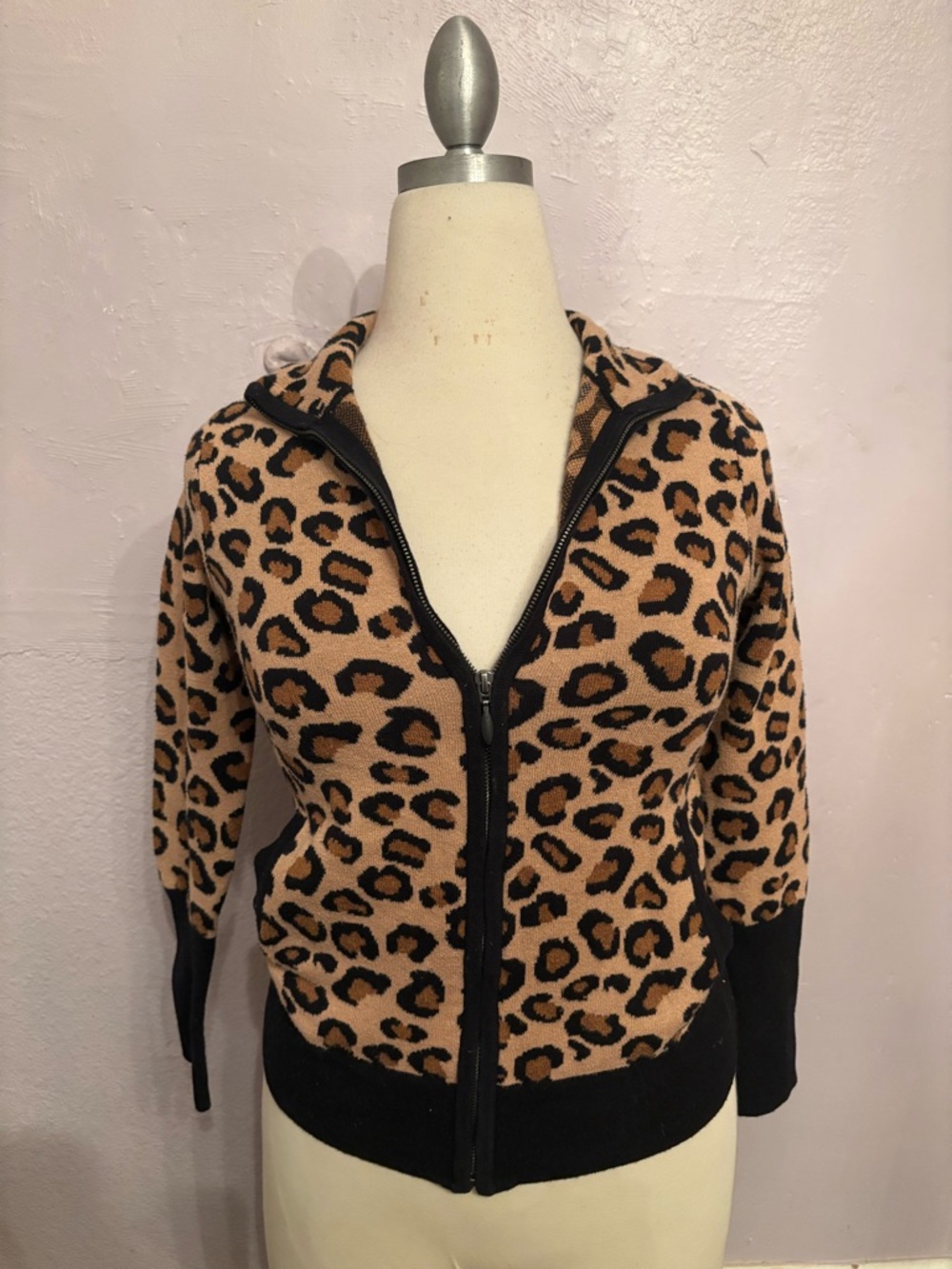 Cheetah zip up